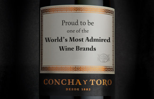 concha y toro admired wine brands